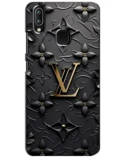 Чехол для Vivo Y93 Lite с картинкой «Кожаная текстура LV»