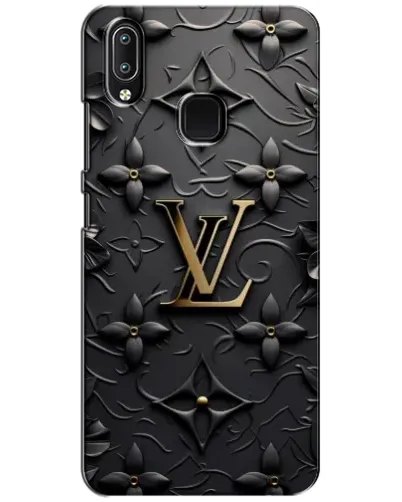 Чехол для Vivo Y93 Lite с картинкой «Кожаная текстура LV»