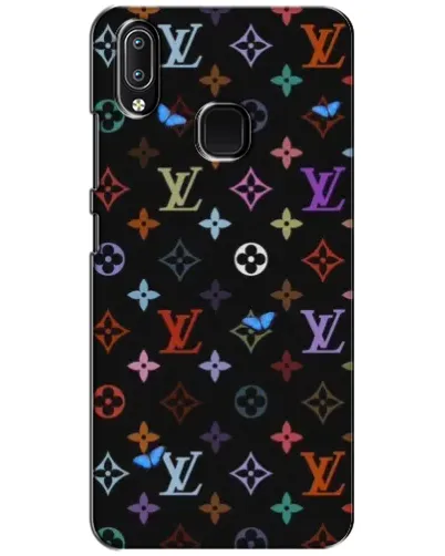 Чехол для Vivo Y93 Lite с картинкой «Цветная монограмма LV»