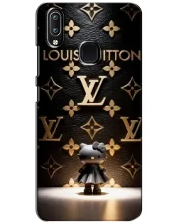 Чехол для Vivo Y93 Lite с картинкой «Монограмма с фигурой»