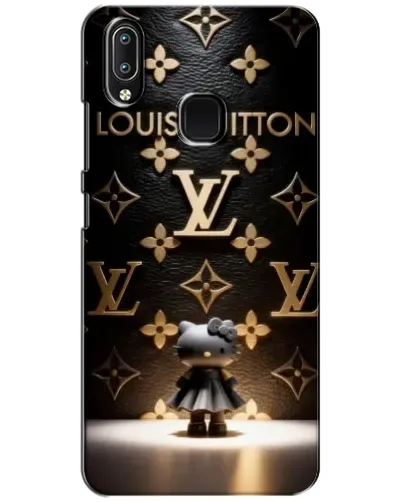 Чехол для Vivo Y93 Lite с картинкой «Монограмма с фигурой»