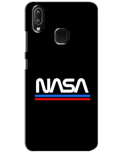 Чехол для Vivo Y93 Lite с картинкой «NASA — классика Red Blue» Чехол для Vivo Y93 Lite с картинкой «NASA — классика Red Blue»