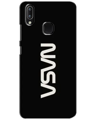 Чехол для Vivo Y93 Lite с картинкой «NASA — вертикальный логотип» Чехол для Vivo Y93 Lite с картинкой «NASA — вертикальный логотип»