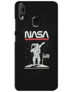 Чехол для Vivo Y93 Lite с картинкой «NASA — шагаем по Луне» Чехол для Vivo Y93 Lite с картинкой «NASA — шагаем по Луне»