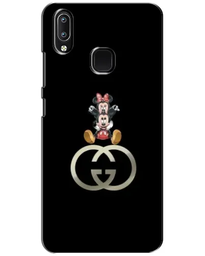 Чехол для Vivo Y93 Lite с картинкой «Минни Маус на лого» Чехол для Vivo Y93 Lite с картинкой «Минни Маус на лого»