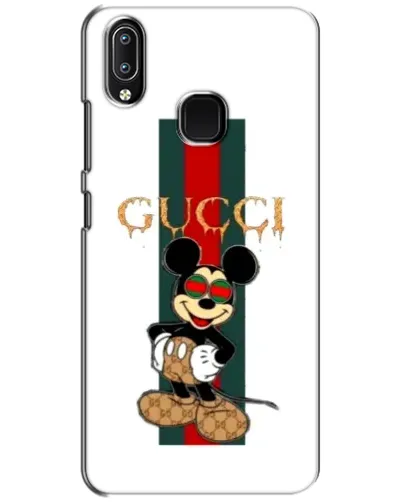 Чехол для Vivo Y93 Lite с картинкой «Микки Маус Gucci — полосы» Чехол для Vivo Y93 Lite с картинкой «Микки Маус Gucci — полосы»