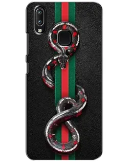 Чехол для Vivo Y93 Lite с картинкой «Gucci — змея на полосе» Чехол для Vivo Y93 Lite с картинкой «Gucci — змея на полосе»