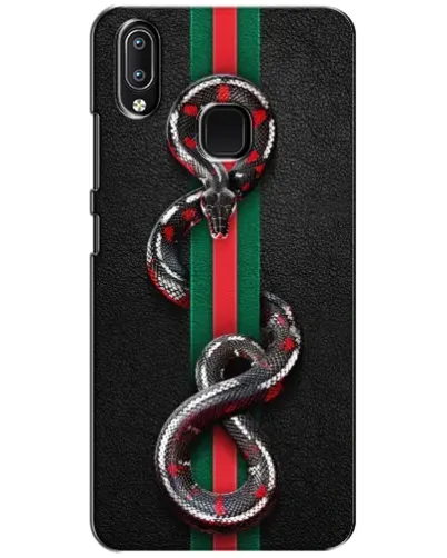 Чехол для Vivo Y93 Lite с картинкой «Gucci — змея на полосе» Чехол для Vivo Y93 Lite с картинкой «Gucci — змея на полосе»
