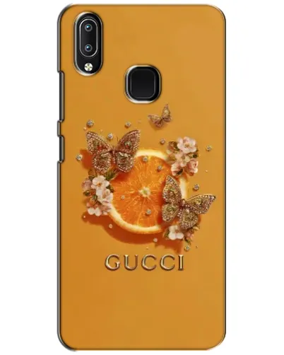 Чехол для Vivo Y93 Lite с картинкой «Gucci — золотые бабочки» Чехол для Vivo Y93 Lite с картинкой «Gucci — золотые бабочки»