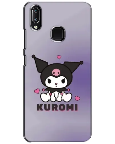 Чехол для Vivo Y93 Lite с картинкой «Kuromi — фиолетовый арт»