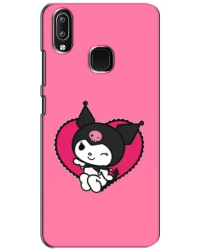 Чехол для Vivo Y93 Lite с картинкой «Kuromi — любовь в сердце»