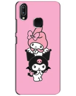 Чехол для Vivo Y93 Lite с картинкой «My Melody и Kuromi» Чехол для Vivo Y93 Lite с картинкой «My Melody и Kuromi»