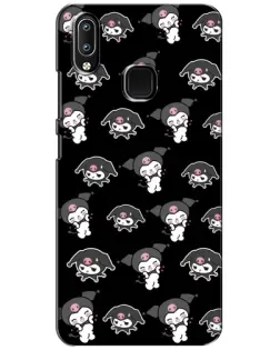Чехол для Vivo Y93 Lite с картинкой «Черный паттерн Kuromi» Чехол для Vivo Y93 Lite с картинкой «Черный паттерн Kuromi»