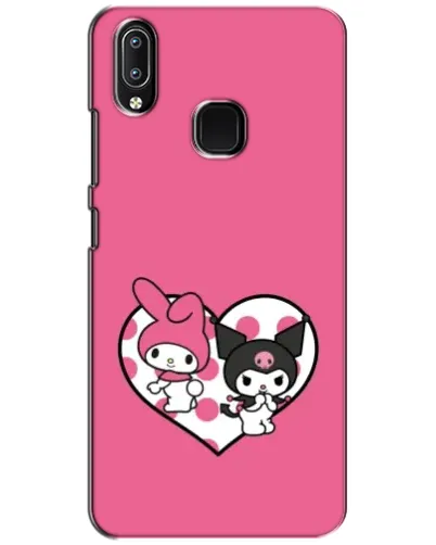 Чехол для Vivo Y93 Lite с картинкой «Kuromi и My Melody»