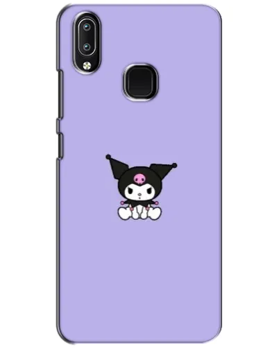 Чехол для Vivo Y93 Lite с картинкой «Kuromi — фиолетовый минимализм»