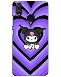 Чехол для Vivo Y93 Lite с картинкой «Kuromi и фиолетовые сердца» Чехол для Vivo Y93 Lite с картинкой «Kuromi и фиолетовые сердца»