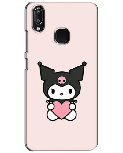 Чехол для Vivo Y93 Lite с картинкой «Kuromi и сердце»