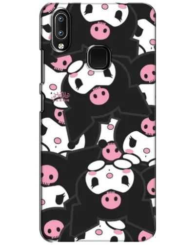 Чехол для Vivo Y93 Lite с картинкой «Паттерн голов Куроми»