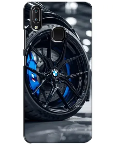 Чехол для Vivo Y93 Lite с картинкой «Колесо BMW вблизи»