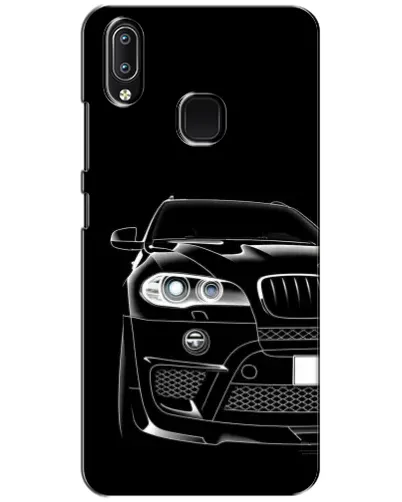 Чехол для Vivo Y93 Lite с картинкой «Темный силуэт BMW»