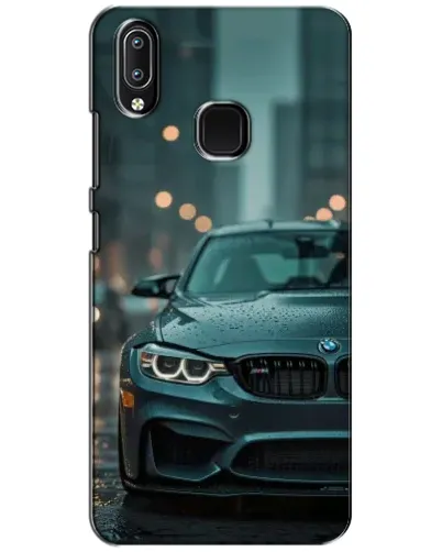 Чехол для Vivo Y93 Lite с картинкой «BMW в огнях города»