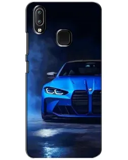 Чехол для Vivo Y93 Lite с картинкой «Голубая BMW M4» Чехол для Vivo Y93 Lite с картинкой «Голубая BMW M4»