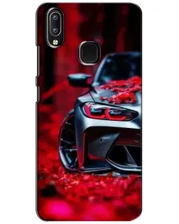Чехол для Vivo Y93 Lite с картинкой «Спортивная BMW и цветы» Чехол для Vivo Y93 Lite с картинкой «Спортивная BMW и цветы»