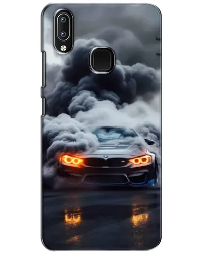 Чехол для Vivo Y93 Lite с картинкой «BMW в дыму»