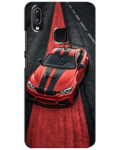 Чехол для Vivo Y93 Lite с картинкой «BMW на красной дорожке»