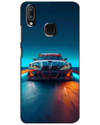 Чехол для Vivo Y93 Lite с картинкой «BMW — огни неона» Чехол для Vivo Y93 Lite с картинкой «BMW — огни неона»