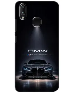 Чехол для Vivo Y93 Lite с картинкой «BMW сквозь ночной город» Чехол для Vivo Y93 Lite с картинкой «BMW сквозь ночной город»
