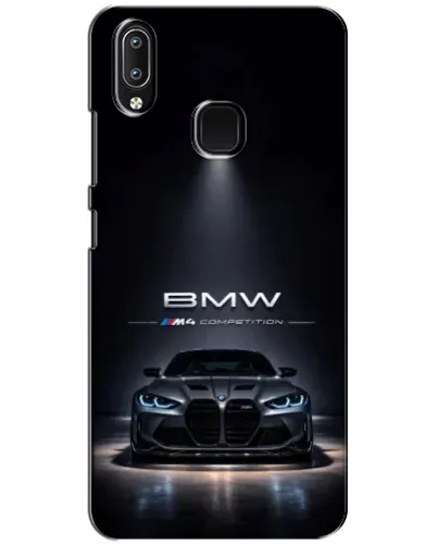 Чехол для Vivo Y93 Lite с картинкой «BMW сквозь ночной город» Чехол для Vivo Y93 Lite с картинкой «BMW сквозь ночной город»