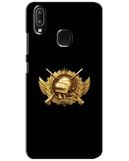 Чохол для Vivo Y93 Lite з картинкою «PUBG — помаранчевий градієнт»