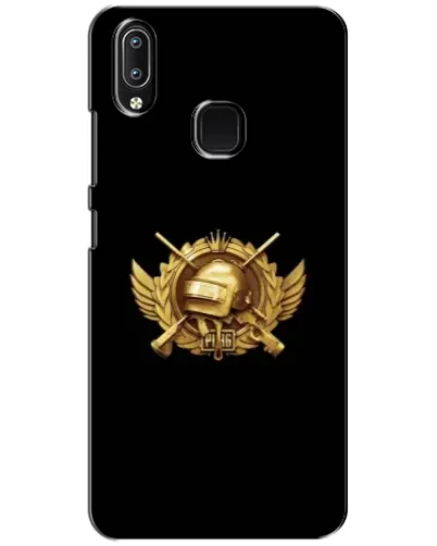 Чехол для Vivo Y93 Lite с картинкой «PUBG — оранжевый градиент»