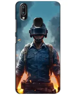Чехол для Vivo Y93 Lite с картинкой «PUBG — реалистичный герой»