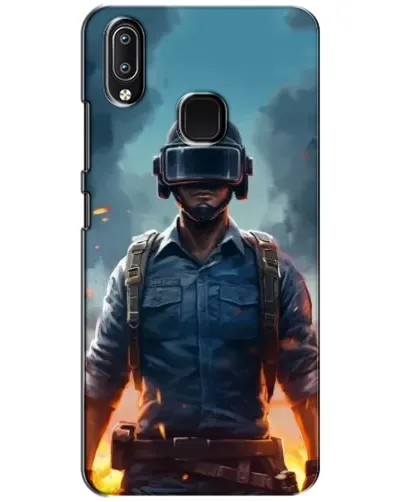 Чехол для Vivo Y93 Lite с картинкой «PUBG — реалистичный герой»