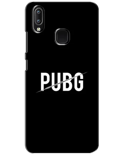 Чехол для Vivo Y93 Lite с картинкой «PUBG — белый логотип»