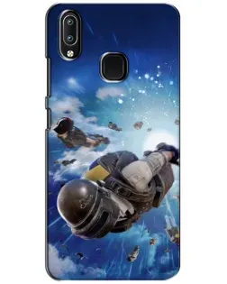 Чехол для Vivo Y93 Lite с картинкой «Десант PUBG — прыжок»