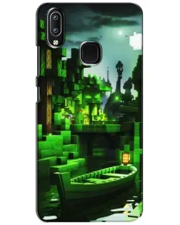 Чохол для Vivo Y93 Lite з картинкою «Minecraft лісовий пейзаж»