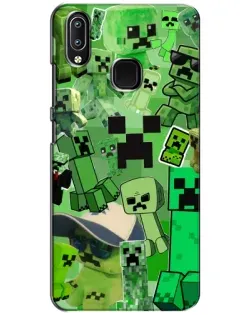Чохол для Vivo Y93 Lite з картинкою «Кріпери Minecraft»