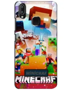 Чохол для Vivo Y93 Lite з картинкою «Minecraft герої гри»