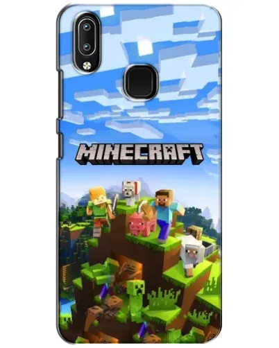 Чехол для Vivo Y93 Lite с картинкой «Minecraft классический мир»