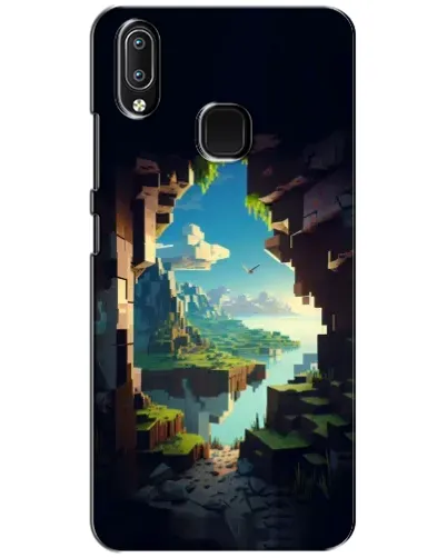 Чехол для Vivo Y93 Lite с картинкой «Вид из пещеры»