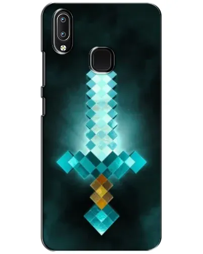Чехол для Vivo Y93 Lite с картинкой «Алмазный меч неон»