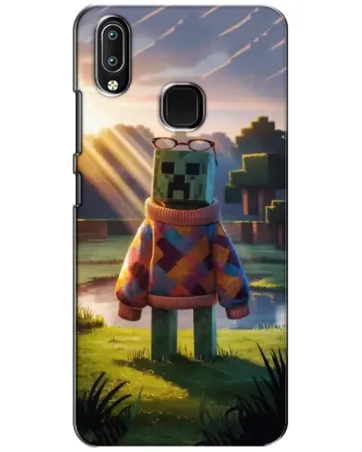 Чехол для Vivo Y93 Lite с картинкой «Крипер в свитере»