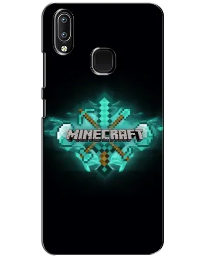 Чехол для Vivo Y93 Lite с картинкой «Minecraft Diamond лого»