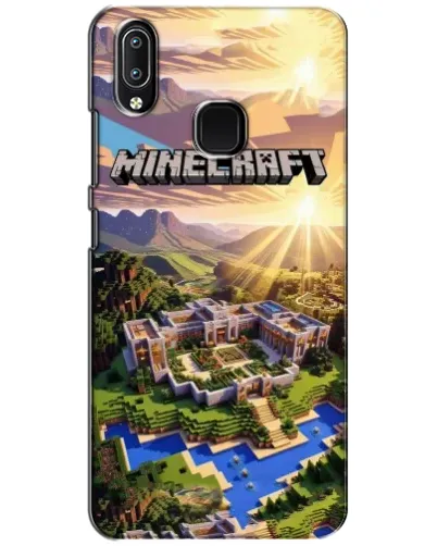 Чехол для Vivo Y93 Lite с картинкой «Minecraft панорама»