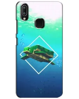 Чехол для Vivo Y93 Lite с картинкой «Черепаха Minecraft»