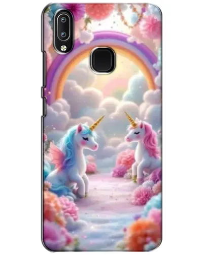 Чехол для Vivo Y93 Lite с картинкой «Радуга и единороги» Чехол для Vivo Y93 Lite с картинкой «Радуга и единороги»