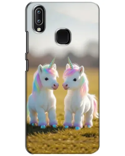 Чехол для Vivo Y93 Lite с картинкой «Пара единорогов» Чехол для Vivo Y93 Lite с картинкой «Пара единорогов»
